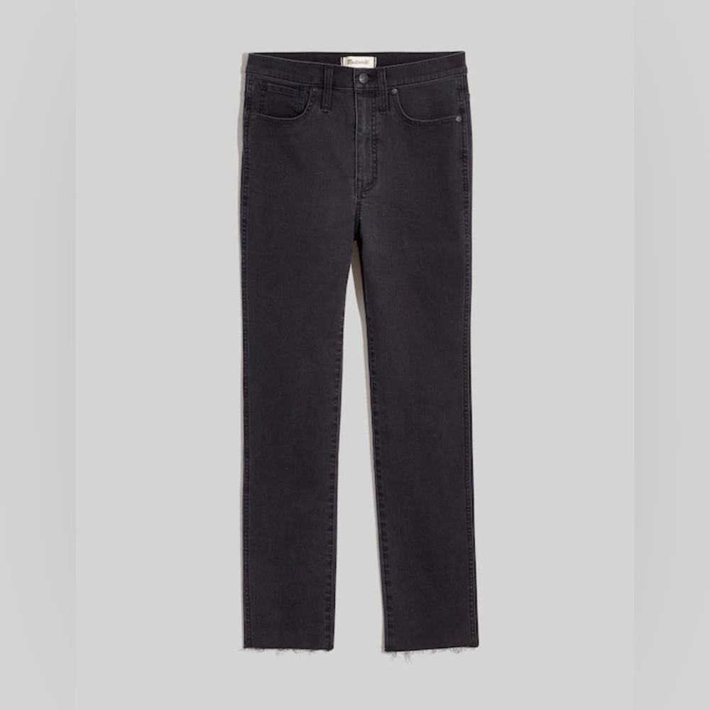 Madewell Stovepipe Jeans in Banberry Wash: Raw-Hem Edition | Size 29 - Picture 5 of 16